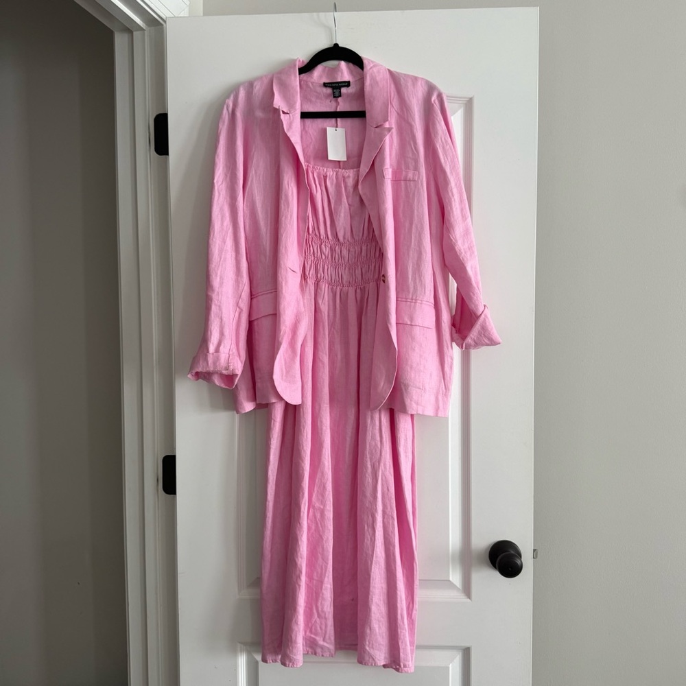 Saks Fifth Avenue linen dress set - Picture 9 of 9